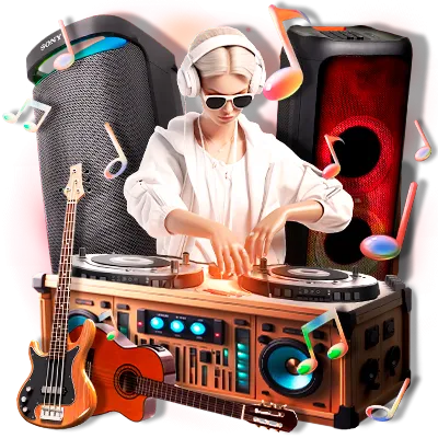 Коробка с колонками